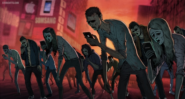 social media zombies